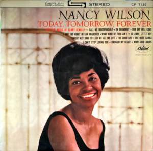 [ แผ่นเสียง Vinyl LP ] Artist : Nancy Wilson Album : Today Tomorrow Forever Cover : VG++ Disc : VG++ ( Red Vinyl ) Manufactured : Japan Released :  Unknown Price : 1650
