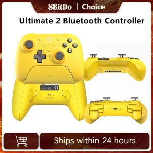 8BitDo | 8BitDo Ultimate 2 Bluetooth Controller for Nintendo Switch Switch 2 Windows 10/11 with TMR Joystick Wireless Gamepad Accessory