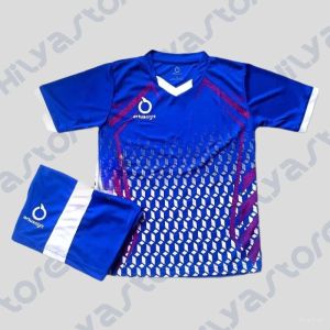 Stelan Jersey Bola Anak Laki Perempuan Pakaian Olahraga Indoor Outdoor