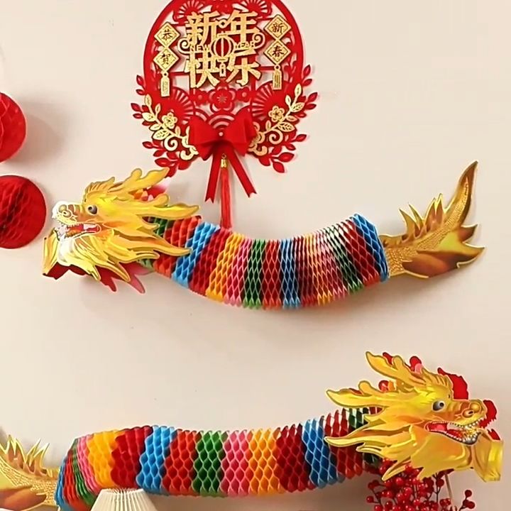 Rồng Giấy Múa Rối Trang Trí Tết 2025 Đám Cưới Hỏi, Trung Thu Tết Năm ...