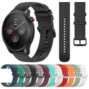 สายนาฬิกาซิลิโคนสำหรับ huami amazfit GTR 4 2 2E GTR3 Pro GTS 4สำหรับนาฬิกา Xiaomi S3 S2 S1 Pro สายนาฬิกา20 22มม.