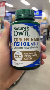 Fish Oil Nature’s Own 4 In 1 Concentrated 60แคปซูล