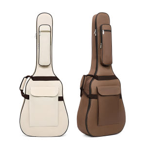 40 / 41Inch Electric Guitar Backpack 600D Oxford Fabric Thick Padding Waterproof Acoustic Guitar Gig Bag with Neck Strap