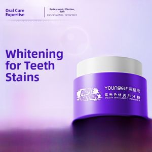 Young Elf | Super 88 Year Mid-Autumn Festival Mushroom Pink Color Whitening Tooth Cleaning Powder Quick Effect Yellow Teeth Smoke Stains Removal