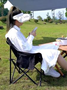 เก้าอี้สนาม รุ่นทรงกลม เก้าอี้แคมป์ปิ้ง camping เก้าอี้สนามพับได้ เก้าอี้นั่งพิง พกพา [GoGo Camping]