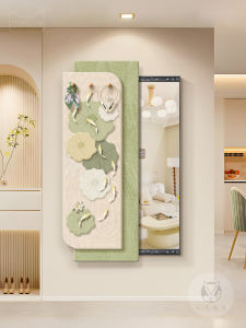 HAOJIUBUJIAN | Nine Fish Pattern Hidden Full-Body Retractable Entryway Mirror