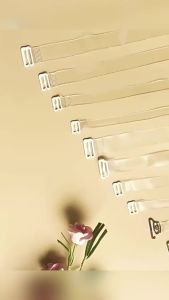 YoPo Transparent Invisible Non-Slip Underwear Bra Straps Width 0.1cm/1cm/1.2cm/1.5cm/1.8cm