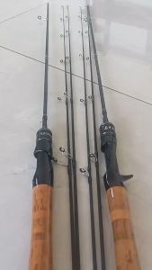 EOSM เบ็ดตกปลา คันเบ็ดตกปลา/ด้ามจับโค้ง UL 1.65/1.8/2 ม.คันเบ็ด คันเบ็ดตกปลาแคสติ้ง เบาพิเศษ (เบสเเละสปิ้น) สำหรับน้ำเค็มและน้ำจืด fishing rods