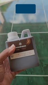 Poles Pewarna Kayu Jati Mahoni 500ml Woodnesia Premium Waterbase woodstain salak teak akasia Walnut