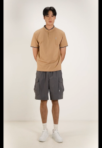 Skechers Men Skechers Authentic - Lounge Polo Tee - SL425M403-00FL Lelaki