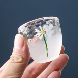 Cloud Mist Wineglass For Home One Or Two Shooter Glass Wine Cup Wine Pot Wine-Heating Pot Wine-Warmer Sake Pot Sake Cup