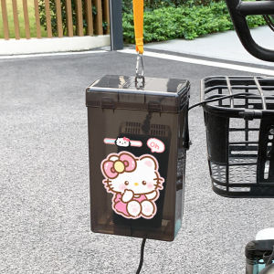 Adorable KT Waterproof Rain Cover for Outdoor Electric Vehicle Charger Storage Socket Protection Cover Universal Electric Car Charger Case
