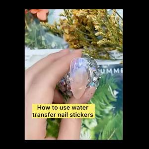 50 Sheets Mixed Designs Nail Stickers Water Transfer Nail Art Decals DIY Decoration Beauty Tools