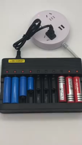 Sạc Pin 18650 Phiên Bản Mới – Sạc Thông Minh Tự Động Đảo Cực 10 Cell Tự Ngắt Hỗ Trợ Pin 3.7V/4.2V