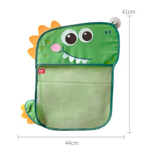 Dinosaur Baby Shower Toy Net Toy Storage Bag Strong Suction Cup Baby Shower Game Bag Bathroom Organizer Mesh Bag Water Toy