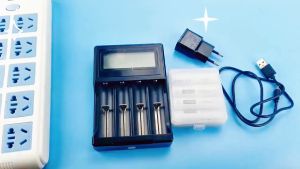 PALO 3.7V 18650 Li-ion Rechargeable Battery 3200mAh 1500mAh Fast Charging Charging 1200 times Large Capacity Power Cell Flashlight