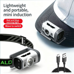 Multi-Functional LED Head Lamp Motion Sensor Hat Clip Lamp Rechargeable Headlight Led Head For Outdoor Fishing Camping Lantern