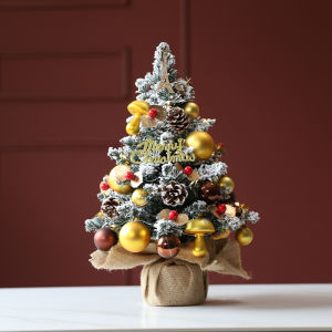 Christmas Decorative Accessories 2025 Christmas Tree Scene Arrangement Home Popular Desktop Small Ornament Set