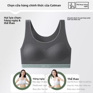 Áo ngực thể thao MiiOW Catwoman cho bé gái làm bằng vải mỏng nhẹ thoáng khí