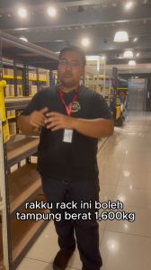 TTF Rack™ RAKKU RACK /Height 182-213cm 5 Levels /Boltless Rack Black Warehouse Rack Office Rack Rak Besi Heavy Duty Rack