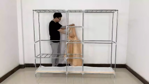 Wardrobe 20MM pipe multifunctional big size Steel tube wardrobe Assembled By Yourself clothes storage