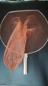 Vợt Cá INOX Đa Năng (40x50cm) Màu Đỏ Lớn.
