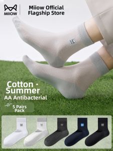 MiiOW | Antibacterial Odor-Resistant Mens Socks Thin Summer Design