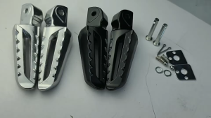 Honda Click 125i 150i Rear Footrest v2 v3 v4 Aluminum Rear Passenger Pedal Anti-Slip Design Include Bolts Beat Fi