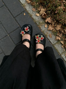 XIXITIAO | Colorful Floral Thin Straps Anti-slip Summer Mary Jane Clogs
