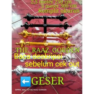 Besi gorden 25 meter 3 meter 250cm 300cm 4 meter 400cm