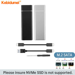 Kebidumei M.2 SSD Case USB 3.1 to M.2 NGFF SSD Enclosure SSD Case SATA External Case USB Adapter UASP SuperSpeed for 2242 2260 2280 M2 SSD