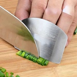 Finger Guard for Safe Cutting - 1PC Heavy-Duty Stainless Steel Anti-Cut Shield with Anti-Slip Grip for Cooking