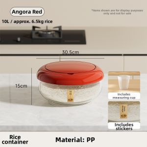 DOLANX | Sealed Rice Storage Container with Insect and Moisture Protection