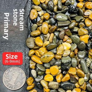 MONLEYTA | Natural Stream Stone Turtle Tank Decoration Bottom Sand Special Large Block Fish Tank Landscape Stones Manleyta H0601175407