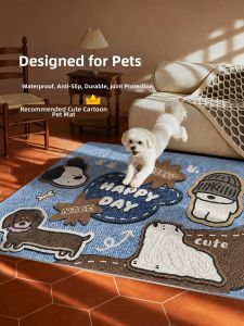 YUNHAOBUYI | Waterproof Anti Urine Slip Resistant Joint Protection Pet Mat
