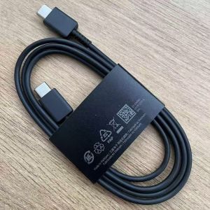 Samsung 25W 45W USB C To Type C Cable 1/1.8M For Galaxy S25 Edge S24 S23 S22 Note20 Ultra Plus 65W PD Fast Charge Charger Cord