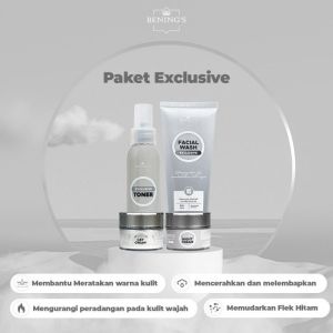 BENINGS SKINCARE DR OKY PRATAMA PAKET EXLUSIVE BRIGHTENING ACNE | BENINGS CLINIC | BENINGS SKINCARE