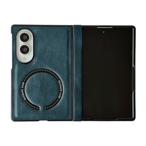 Business Luxury Leather Magnetic Case for Samsung Galaxy Z Fold 8 Ultra Fold 7 6 5 Fold8 Wide Hinge Protection for Magsafe Cover