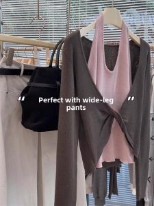 Elegant Fashionable French Style Knitted Sweater Women
