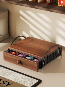Coffee Mug Teabag Storage Organizer Desk Rack