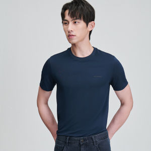 Summer New Business Casual Gray T-Shirt