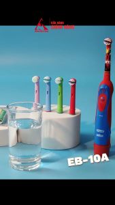 Set bộ 4 đầu bàn chải Trẻ em EB10A EB10X Stages Power cho máy đánh răng điện Oral B Minh House Mall