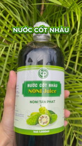 Chai nước cốt nhàu nguyên chất - Thơm ngon dễ uống - Tốt cho xương khớp - Chai lớn loại 1 lít