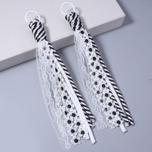 2pcs/lot Colorful Braided Lanyard Keychain Handmade Knot Lace Nylon Rope Cord  For DIY Key Chain Pendant Bag Accessories New
