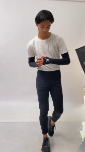 AURION Manset Tangan Arm Sleeve Hand Sock Olahraga Sepakbola Lari Climbing Hiking Pria Wanita