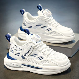 Boys Sports Shoes Anti-Slip Dad Style Mesh Breathable Spring New Arrival Childrens Sneakers Low Top Rubber Outsole Wear Resistant