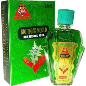 HÀNG CHUẨN - 1 HỘP Dầu Gió Tiger 24ml .xanh -vàng -trắng