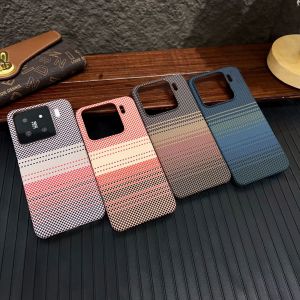 Sunset Moonrise is suitable for Xiaomi 17pro carbon fiber pattern magnetic mobile phone case Xiaomi 15Ultra matte half pack PC h260709