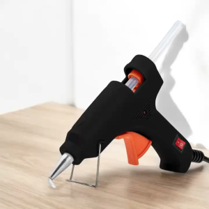 20W Electric heating melt glue gunhot melt glue gun with standthermo electric heat temperature toolDIY crafts/tools repair sethand toolsBINLU