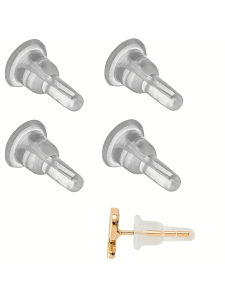 50/100 Viên Nút Bông Tai Để Làm Đồ Trang Sức-Bộ Phủ Tai Nghe Hoàn Chỉnh Trang Sức Hoàn Hảo Phát Hiện Nút Tai Nhựa